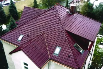 Střecha s krytinou Tondach Contiton 12