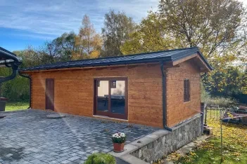 Dřevěný zahradní domek