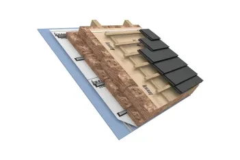 Nadkrokevní izolace střechy zdroj: Knauf Insulation